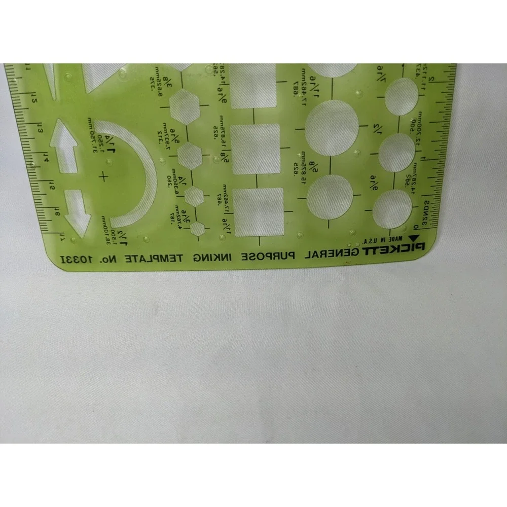 Pickett‎ Inking Template 10331 Circle 12041 Lot of 2